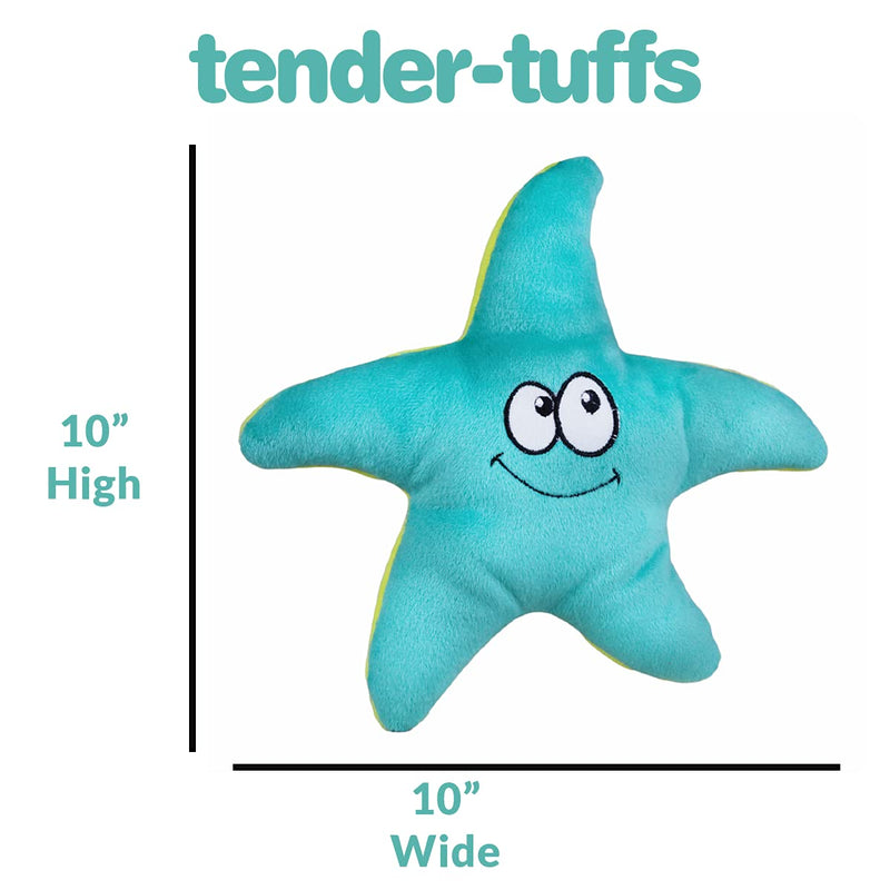 Snuggle Puppy Tender-Tuffs Easy Grab - Small Squeaky Soft Plush Starfish Dog Toy - Great for Puppies and Adult Dogs - BeesActive Australia