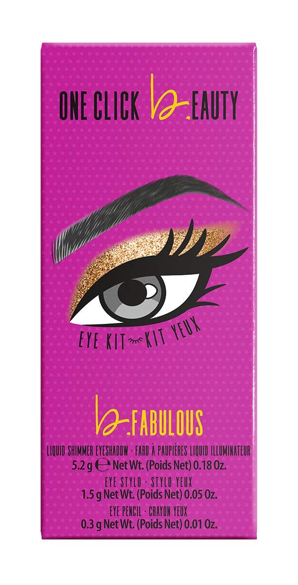 One Click Beauty b.Fabulous 3-Piece Eye Kit, Longwear Makeup, The Warm Nudes - BeesActive Australia