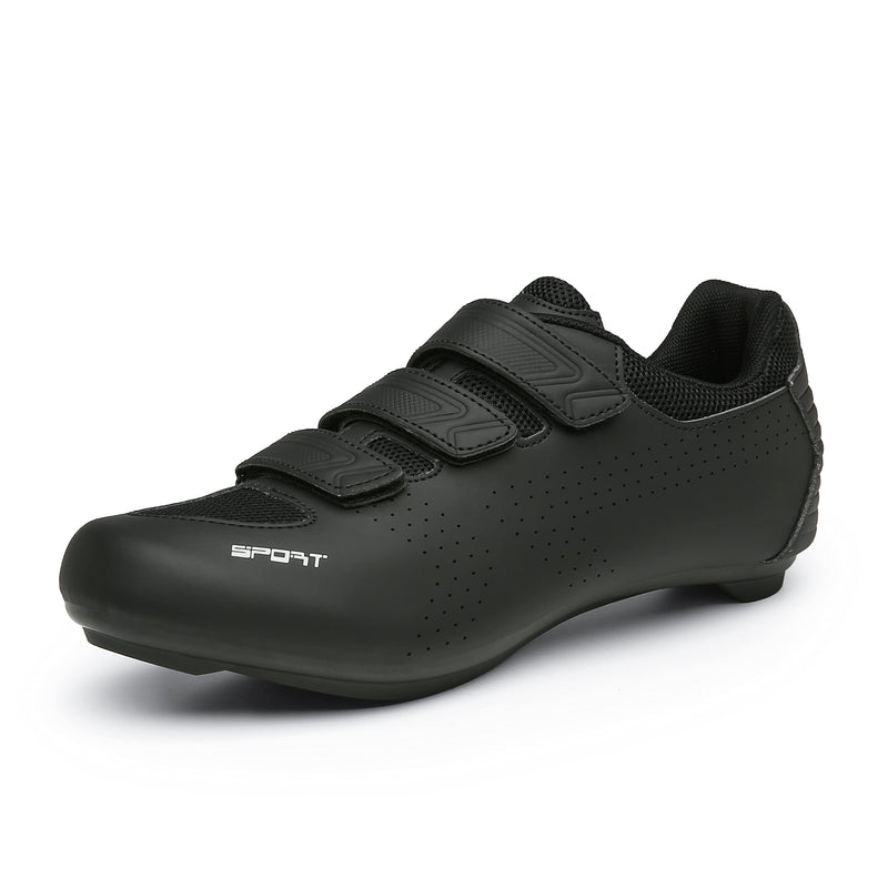 Womens Indoor Cycling Shoes with Cleats Set Compatible Pelaton Bike SPD Delta Shoes for Women Bicycle Shoes 6 Black - BeesActive Australia