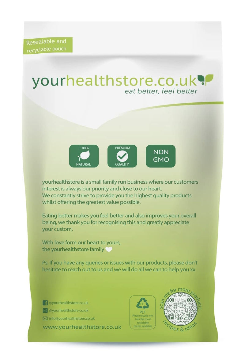 yourhealthstore Psyllium Husk Powder 500g, Extra High Purity, Non Contaminated, No Pesticides, Fine Powder, Gluten Free, Vegan, (Recyclable Pouch) - BeesActive Australia