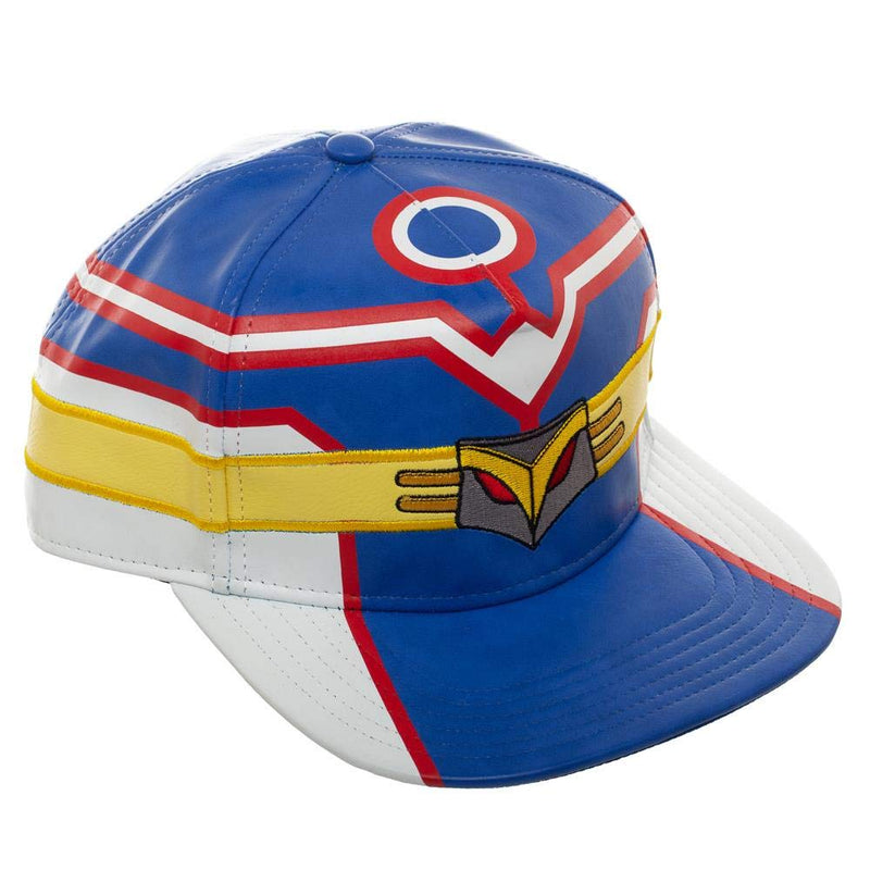 Bioworld My Hero Academia All Might Suit Up Snapback Hat Blue - BeesActive Australia