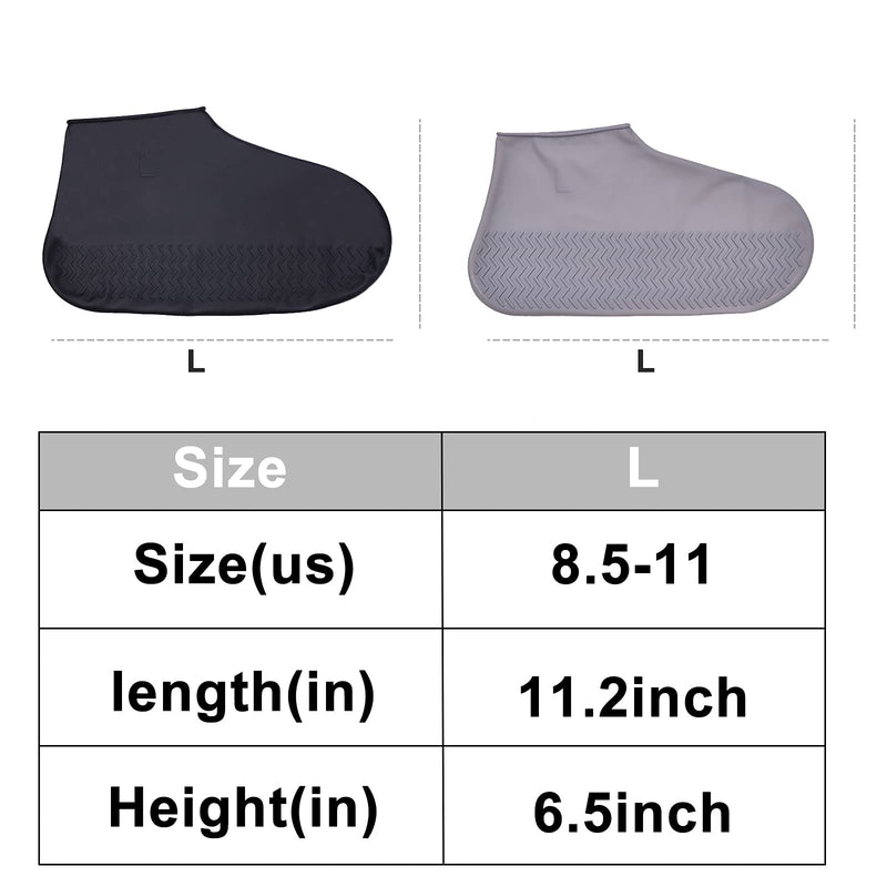 OCDLIVERER Waterproof Shoes Cover Black*Grey - BeesActive Australia