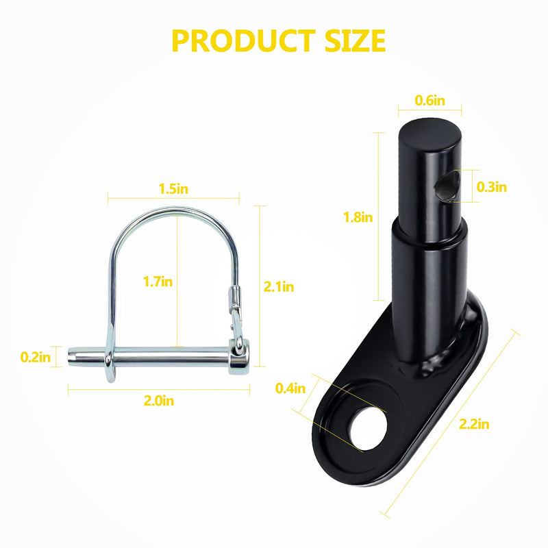Bike Trailer Hitch Connector Coupler Bicycle Adapter for Children's Trailers,Cargo and Pet Bicycle Trailers,Black Adapter Accessories - BeesActive Australia