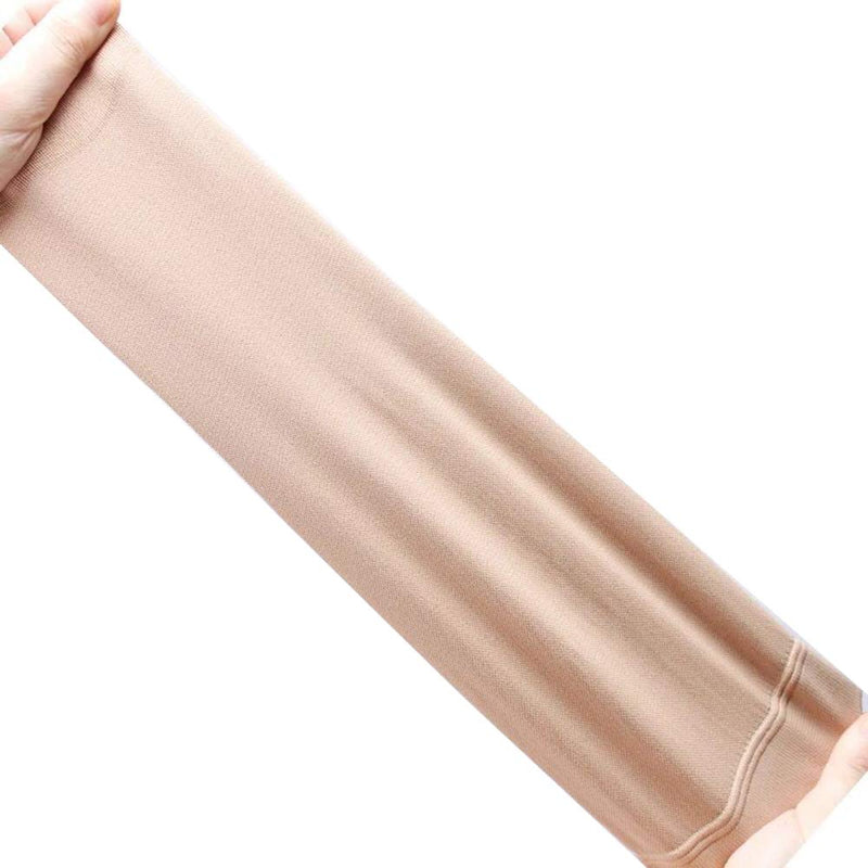 1 PCS Black/Skin Color Lower Leg Tattoo Cover Up Compression Sleeves Fat Burning Men Women (M, Skin) M - BeesActive Australia