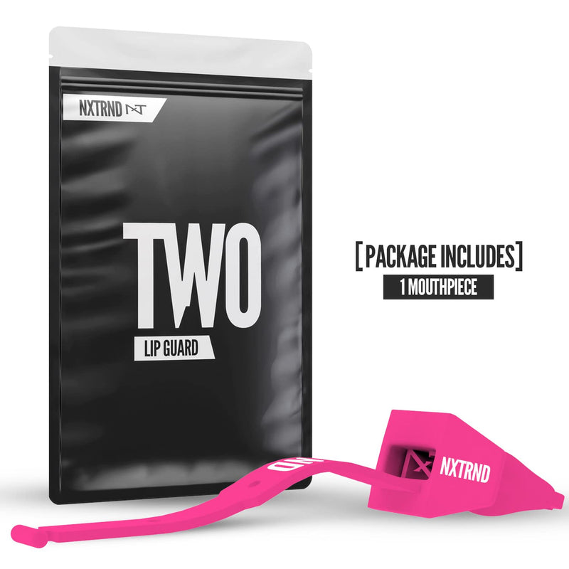 Nxtrnd Two Football Mouth Guard, Football Mouthpiece with Strap, Fits Adult & Youth (Pink) Pink - BeesActive Australia