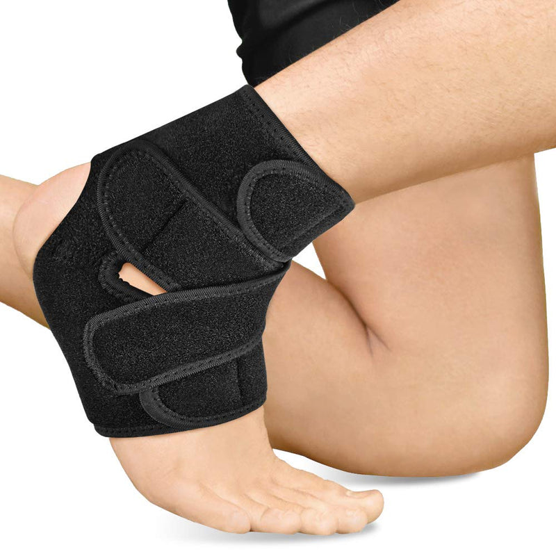 Bracoo Ankle Support, Compression Brace for Arthritis, Pain Relief, Sprains, Sports Injuries and Recovery, Breathable Neoprene Sleeve, FS10, S/M Black Small/Medium (Pack of 1) - BeesActive Australia