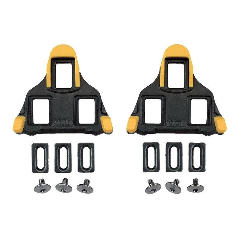 SHIMANO SPD-SL Cleat Set Yellow / Self Aligning Cleat One Size - BeesActive Australia