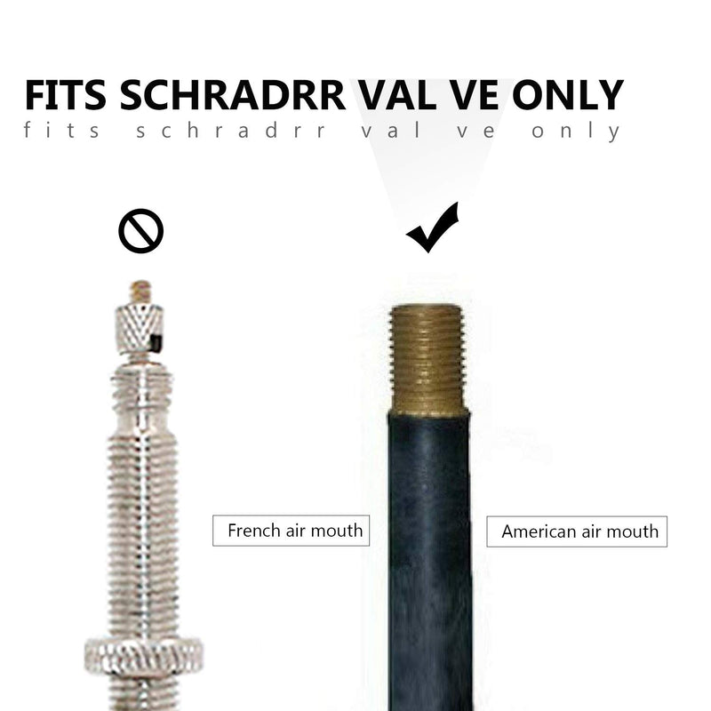 BronaGrand 20 Pieces Schrader Tire Valve Caps, Aluminum Alloy Bicycle Bike Tire Valve Caps Dust Covers 10 Colors Style1 - BeesActive Australia