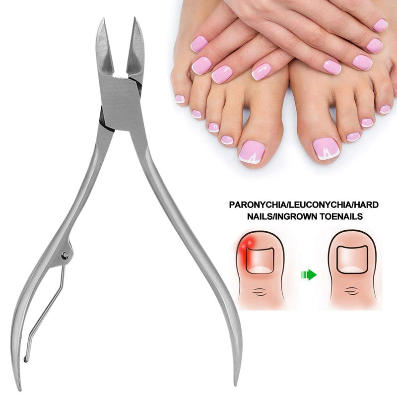 Manicure and Pedicure, Stainless Steel Dead Skin Pliers, Cuticle Scissors, Ingrown Toenail Clipper Treatment Nail Cuticle Nippers Dead Skin Remover - BeesActive Australia