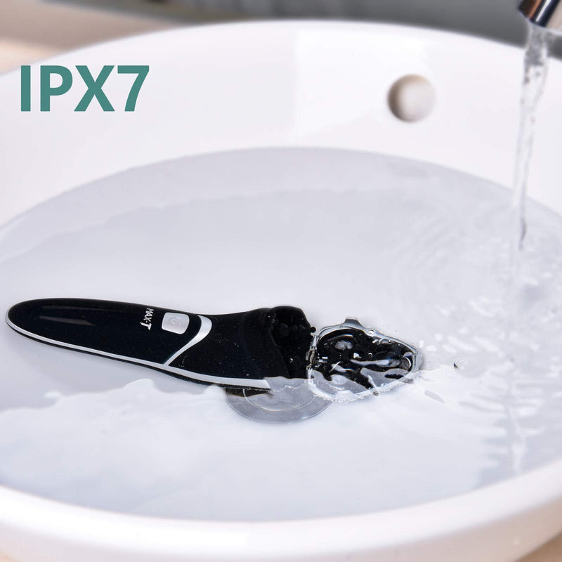 Electric Shaver for Men by MAX-T Series 3D ProSkin Rechargeable Wet Dry Electric Razor, Washable, Skin Protection, Cordless, Black - BeesActive Australia