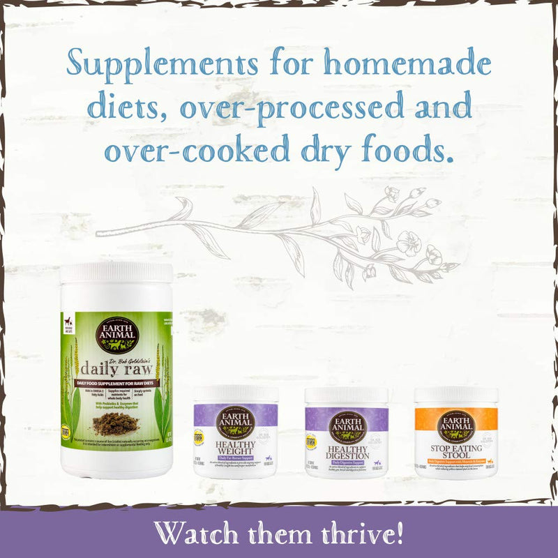 Earth Animal Healthy Weight Nutritional Supplement for Dogs & Cats, 8 oz – Made in the USA with Natural Ingredients - BeesActive Australia