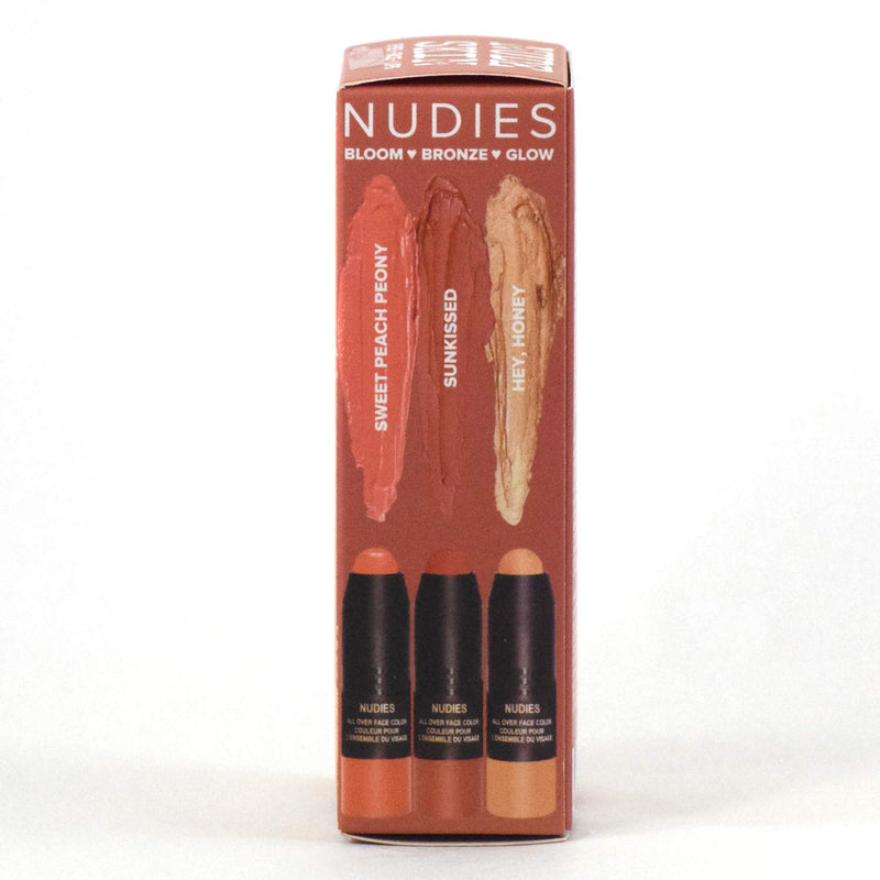 Nudestix Mini Nude Skin Kit 3-Piece Set (Includes: Nudies All Over Face Color Bronze + Glow, Nudies Matte Blush & Bronze, Nudies Bloom All Over Dewy Color) - BeesActive Australia