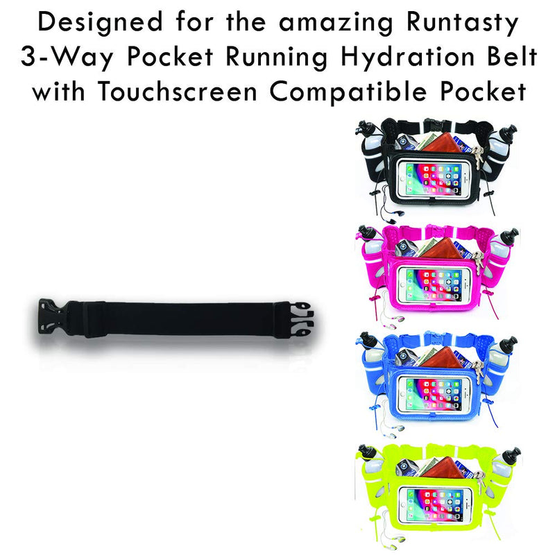 Runtasty Extender for The Hydration Running Belt w/Touchscreen Compatible Window - The Winners' Fuel Belt Will Comfortably fit Waists from 27" to 51" or S to 2XL 1 - BeesActive Australia