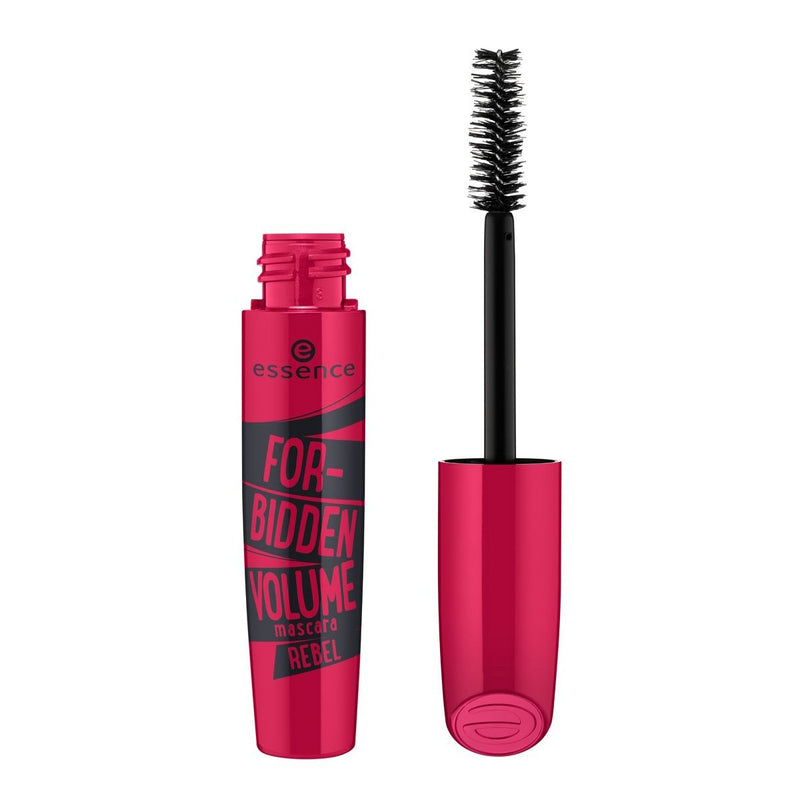 essence | Forbidden Volume Rebel Mascara with Fiber Brush | Black - BeesActive Australia