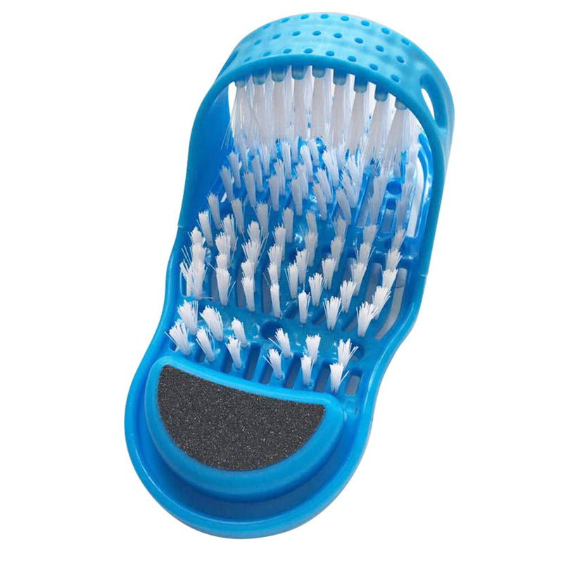 Magic Feet Cleaner,Feet Cleaning Brush,Foot Scrubber for Washer Shower Spa Massager Slippers, 1 Pc(Blue) - BeesActive Australia