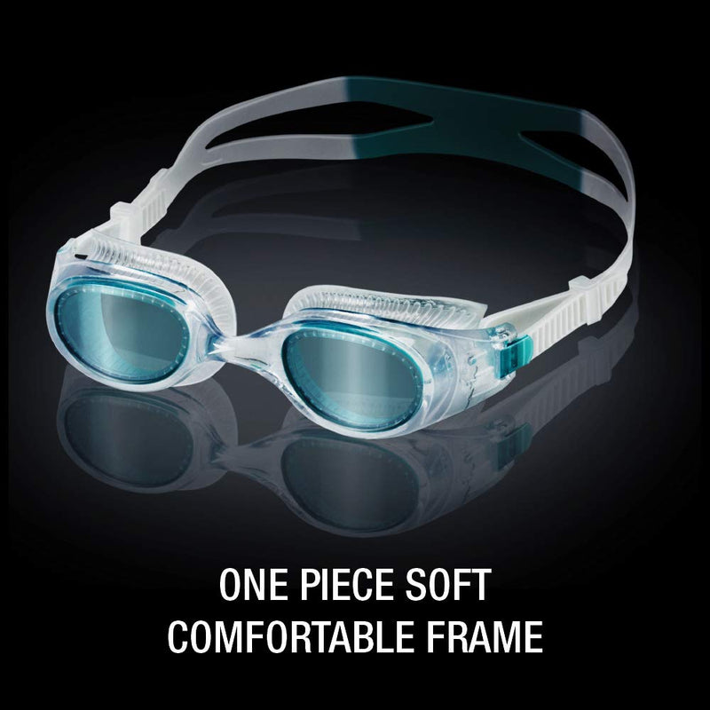 Speedo Unisex-Adult Swim Goggles Hydrospex Classic Smoke Ice - BeesActive Australia