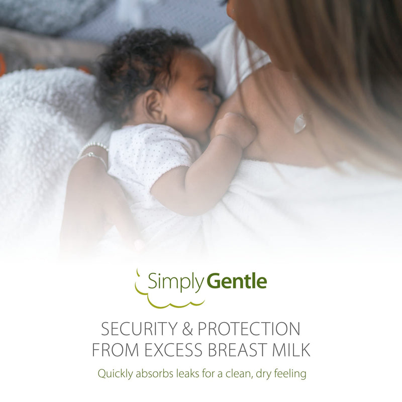 Simply Gentle Washable Breast Pads – Soft & Absorbent – Discreet - Leak-proof Protection – Anti-Microbial & Easy to Wash – 6 Pads - BeesActive Australia