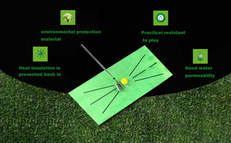 Teseko Golf Training mat, Used for Swing Detection, Hitting, Golf Training Auxiliary Games, simulating Real Scenes at Home - BeesActive Australia