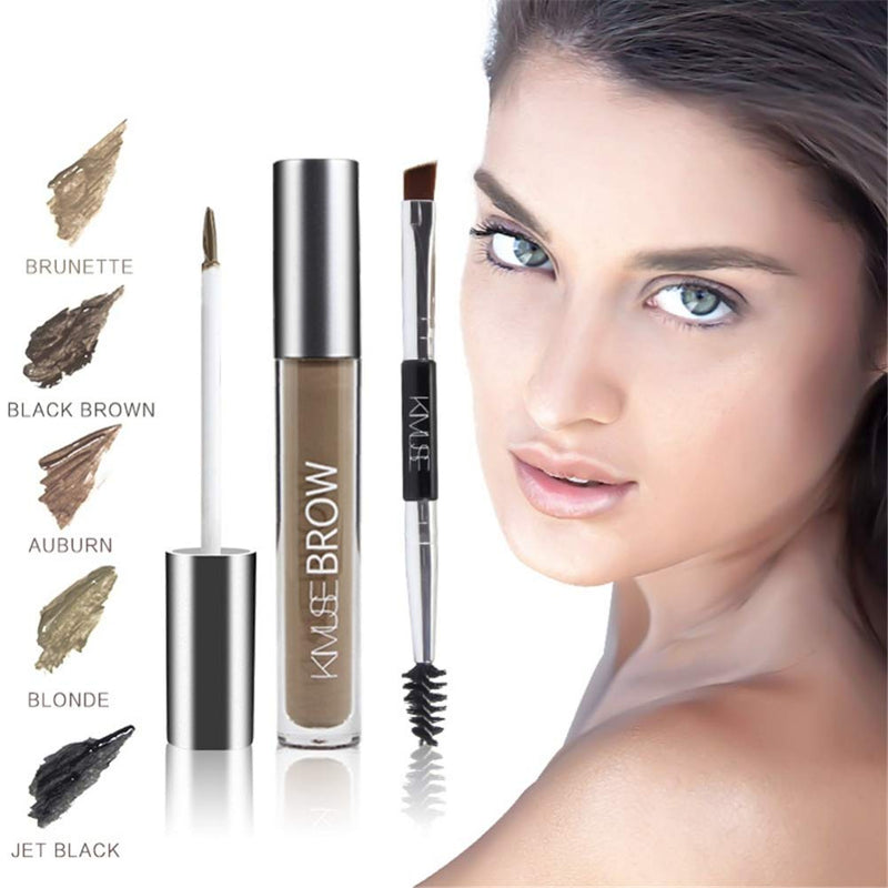 ARTIFUN Eyebrow Gel Waterproof Long Lasting 24 Hour Brow Setter with Brush for Semi-permanent Eyebrow Makeup,Auburn Auburn - BeesActive Australia