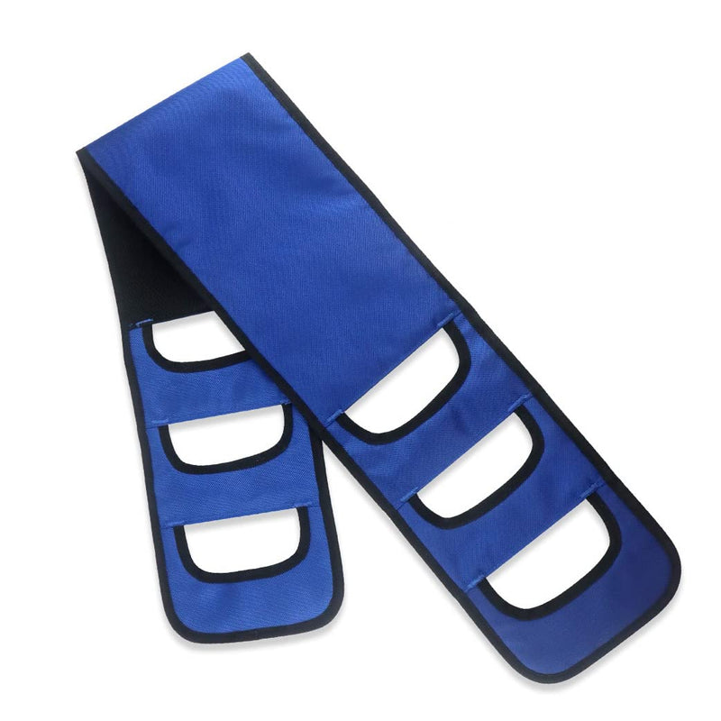 VOANZO Transfer Sling Non-Slip Transfer Belts Safety Patient Lift Board Mobility Aids Equipment for Elderly or Patient(Blue) - BeesActive Australia