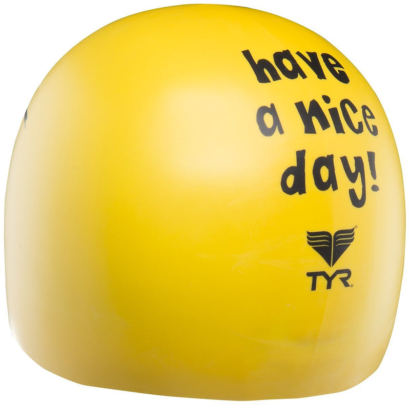 [AUSTRALIA] - TYR Have a Nice Day Silicone Cap, Yellow 