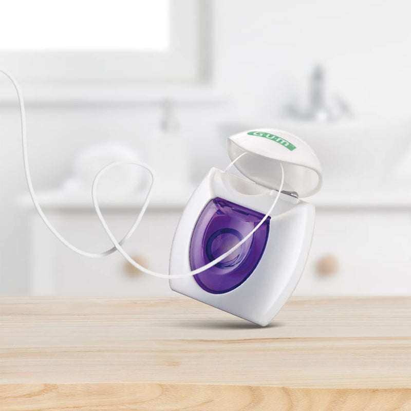 GUM Expanding Floss | Removes Plaque from Between Teeth | Expands Into Large Interdental Spaces | Ideal for Sensitive Gums and Teeth | 4 x 30m - BeesActive Australia