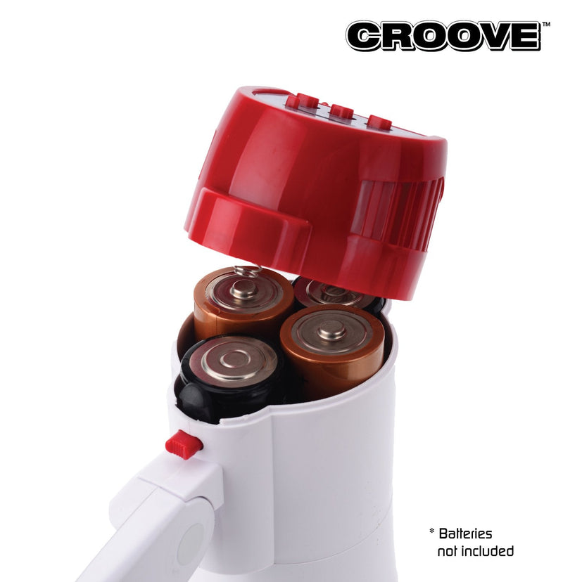 Croove Megaphone Bullhorn | Bull Horn Loud Speaker with Siren for Kids and Adults | 30 Watt Lightweight Mega Phone | 800 Yard Range Megaphone with Siren & Cheering - BeesActive Australia