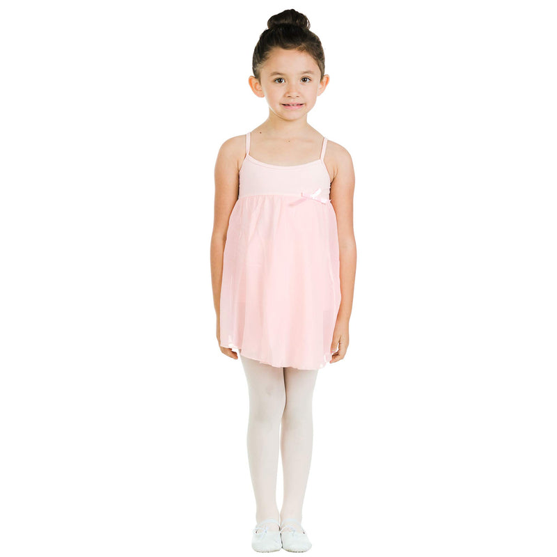 [AUSTRALIA] - Danzcue Girls Camisole Dress leotard Intermediate/6-7 Pink 