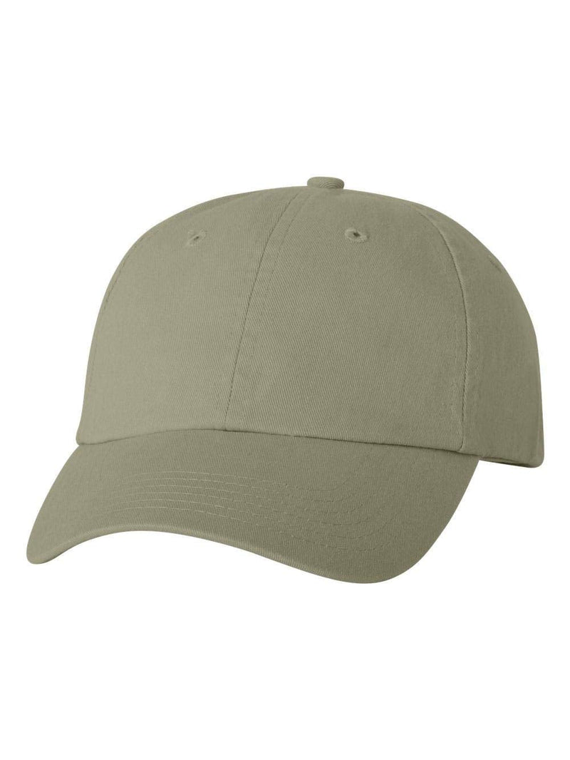 Valucap - Adult Bio-Washed Classic Dad’s Cap - VC300A One Size Khaki - BeesActive Australia