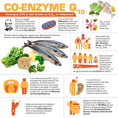 Coenzyme Q10 100mg with Piperine | Supplements for General Health and Energy | Oxford Vitality 60 - BeesActive Australia