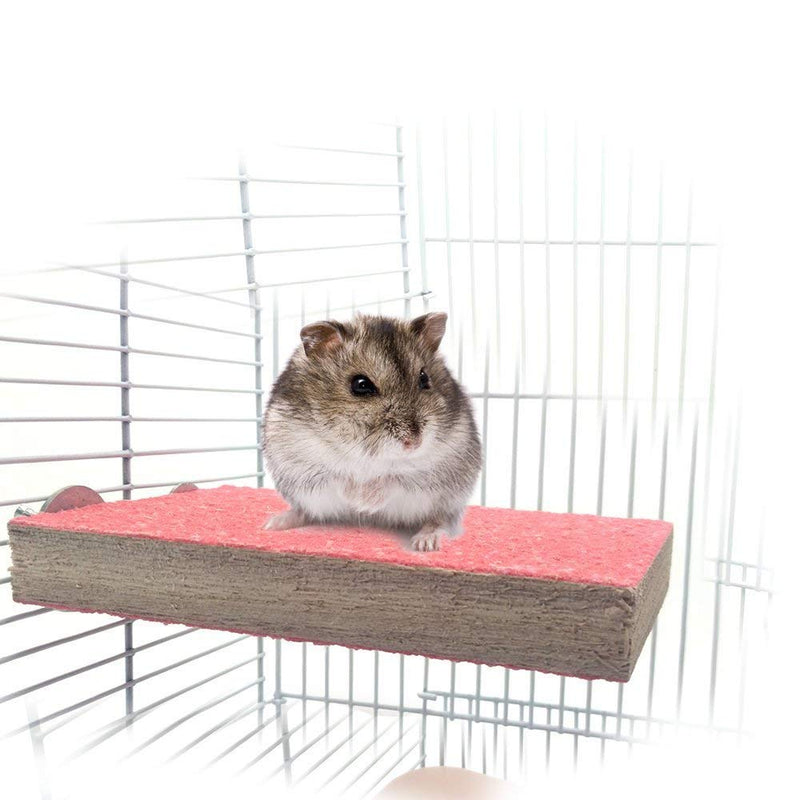 2 Pack Colorful Bird Perch Stand Platform Natural Wood Playground Paw Grinding Clean for Pet Parrot Budgies Parakeet Cockatiels Conure Lovebirds Rat Mouse Cage Accessories Exercise Toys - BeesActive Australia