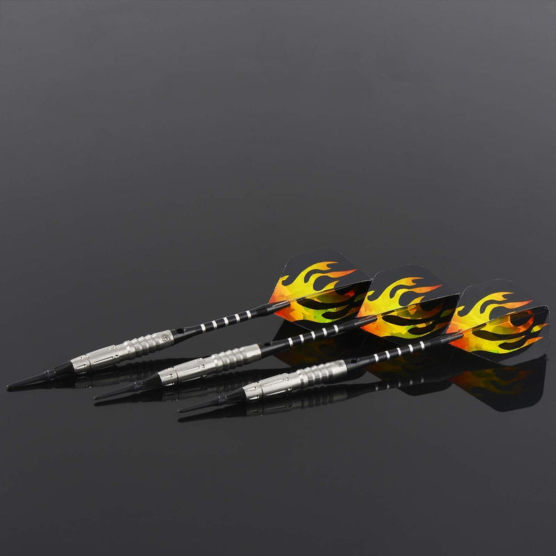 CyeeLife-Tungsten Soft Darts for Competition 16/18/20g,Carrying case+Extra Tips+Tool+Aluminium shafts+Extra Flights,90% Tungsten Barrels,Perfect as a Gift 16g ZT54 - BeesActive Australia