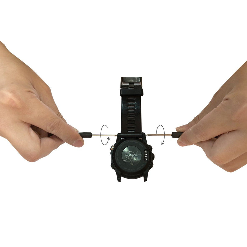 For Garmin Fenix 3 PVC Watch Strap Retaining Hoop Loop Rubber Retainer Buckle Holder - BeesActive Australia