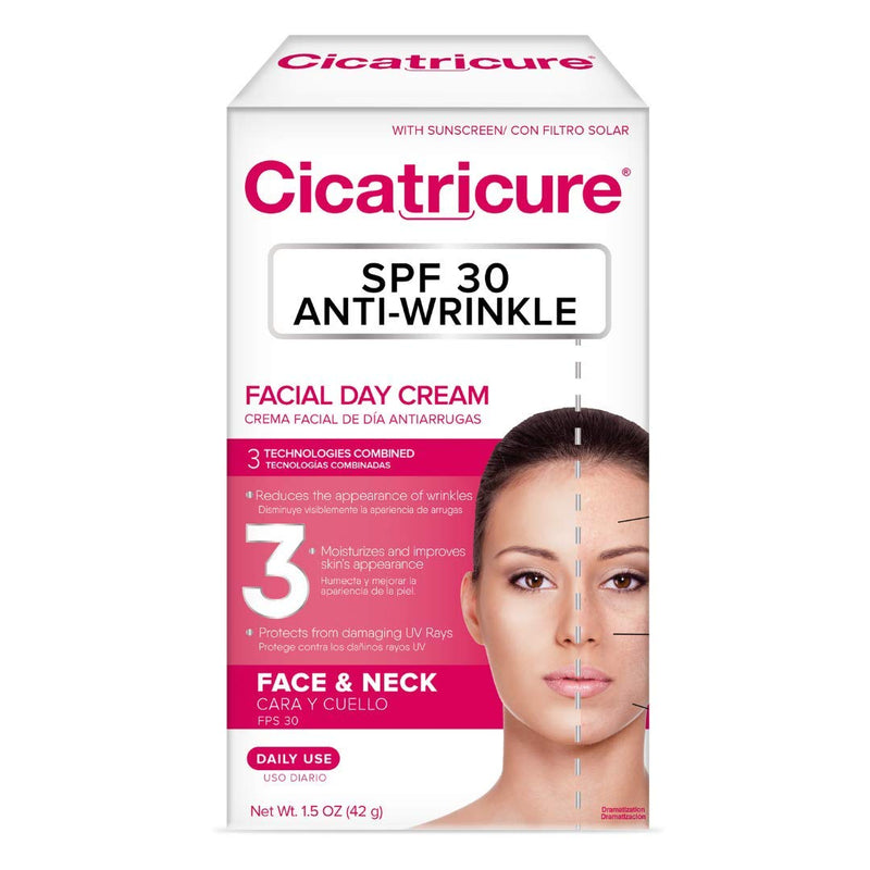 Cicatricure Advanced Face Cream for Fine Lines & Wrinkles, SPF 30, 1.5 Ounces (Packaging May Vary) 1.5 Fl Oz (Pack of 1) Day Cream with SPF - BeesActive Australia