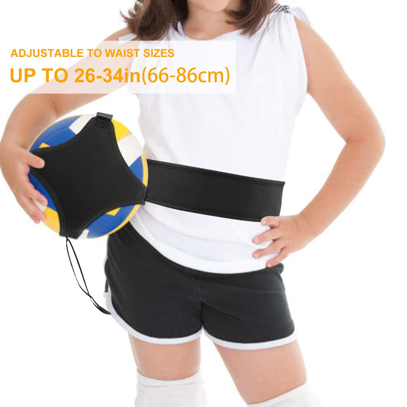 LuxSports Volleyball Training Equipment Aid Great Trainer for Solo Practice Premium Solo Trainer, Perfect for Beginners Practicing Serving BLACK - BeesActive Australia