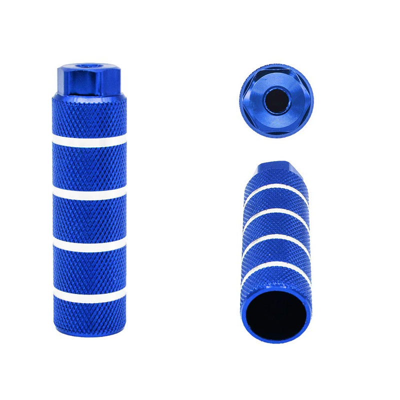 NOSTIFY 2PC 3/8 inch - 26 Teeth Aluminum Alloy Bike Pegs - Blue - BeesActive Australia