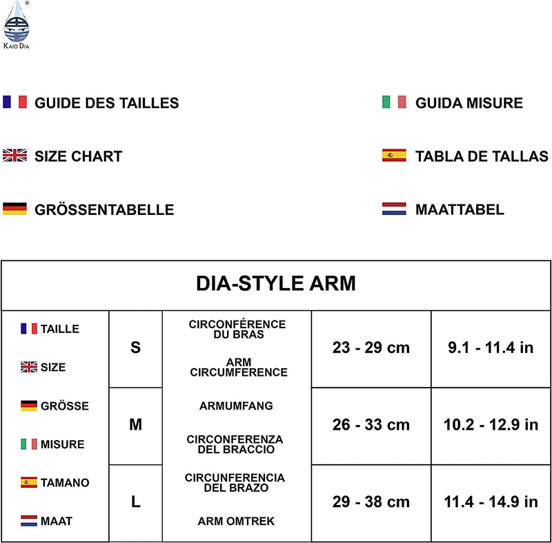 Dia-Style - Elastic Armband for Freestyle Libre 1 & 2 CGM (S (23-29 cm)) S (23-29 cm) - BeesActive Australia
