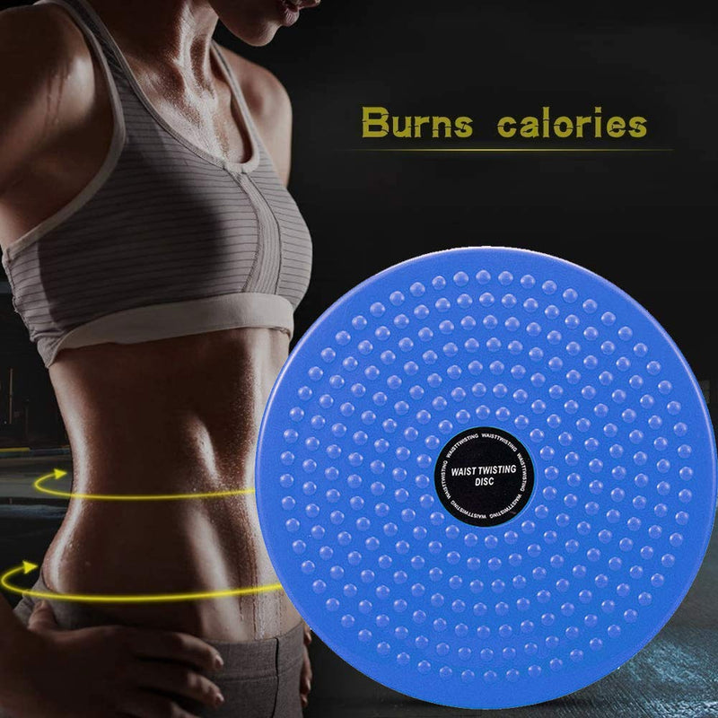 THBII Twisting Waist Disc, Body Shaping Twisting Boards Waist Aerobic Exercise Fitness Slim Machine Rotating Board Female Twister Exercise Sports Equipment Big Round Beads(Red) - BeesActive Australia