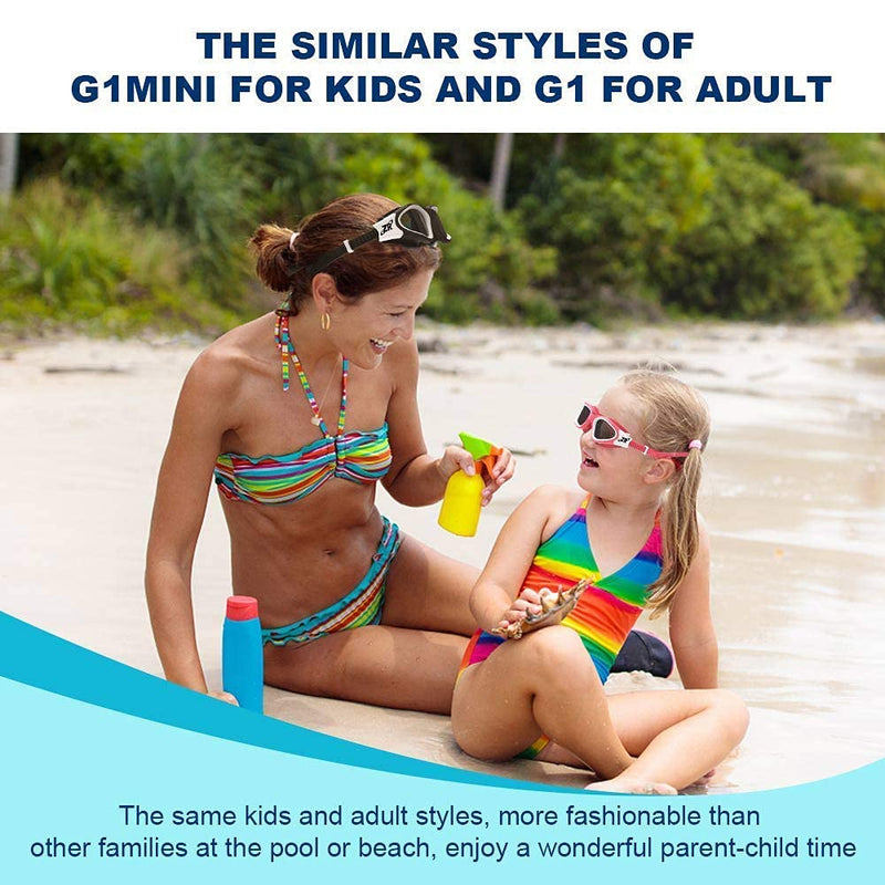 ZIONOR G1MINI Kids Polarized Swim Goggles and G8 Adult Swim Goggles - BeesActive Australia