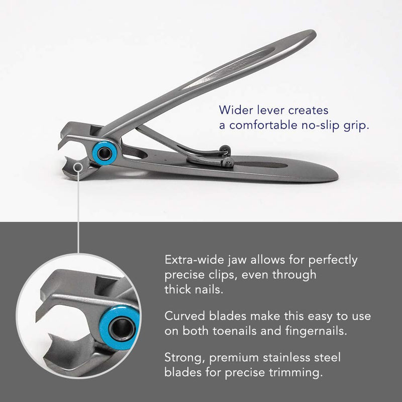 Barefoot Scientist Clip Clip Easy-Trim Nail Clippers, Stainless Steel Clippers for Perfect Nails - BeesActive Australia