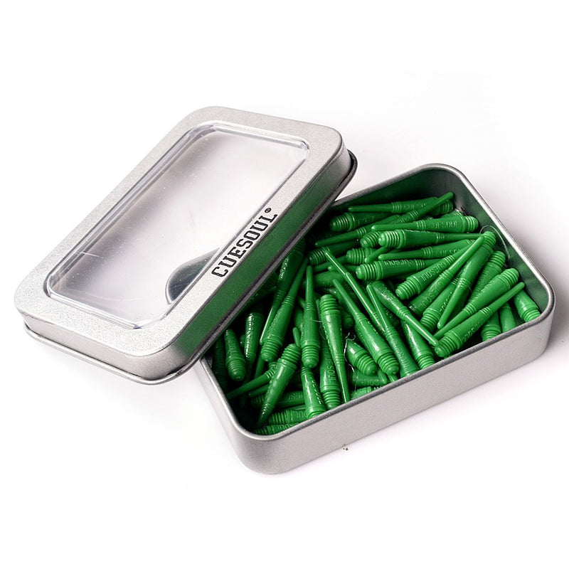 CUESOUL Soft Tip Darts Points 2BA Thread Pack of 100 pcs Green - BeesActive Australia