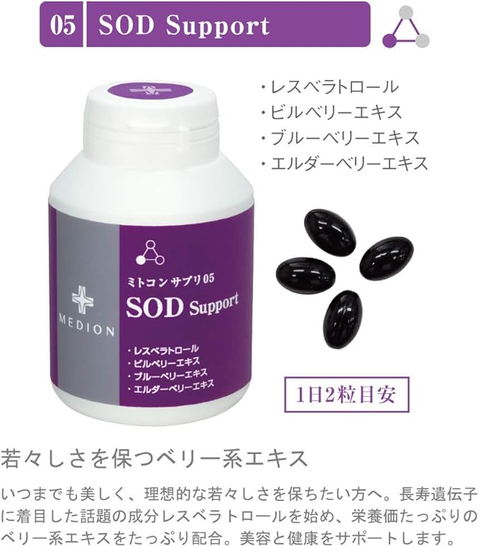 Mitocon Supplement (05 SOD Support), 30-Day Supply, 60 Tablets - BeesActive Australia