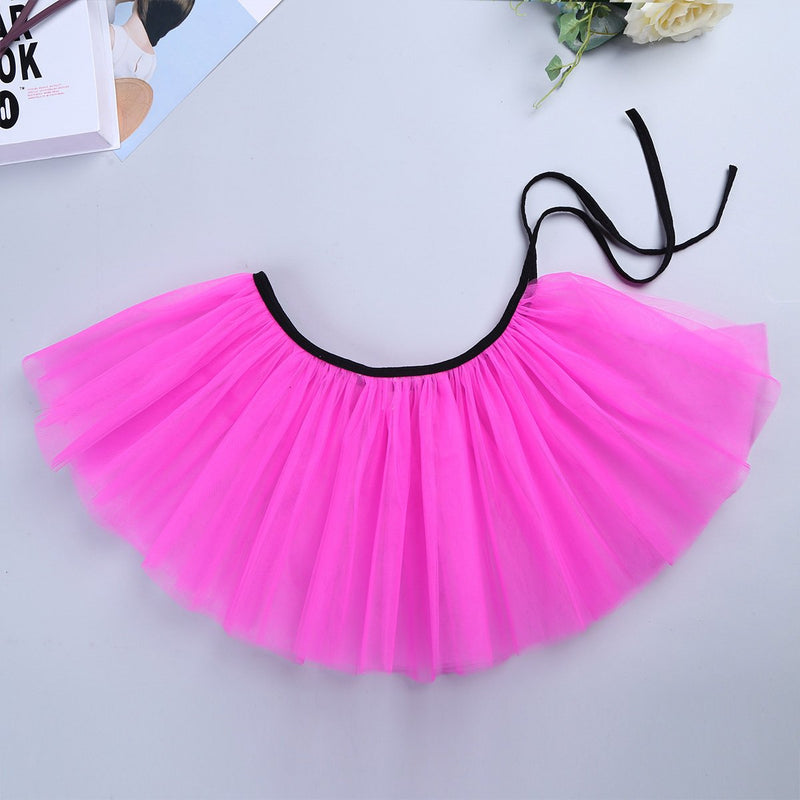 [AUSTRALIA] - CHICTRY Girls Sleeveless Dance Ballet Leotard with Wrap-Around Skirt Outfit Clothes Black&rose 5 / 6 