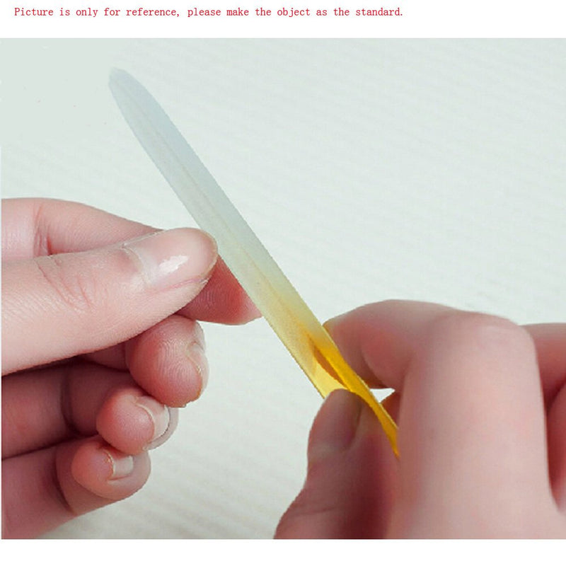 Mingyan 5Pcs/Lot Random Color Nail Art Manicure Durable Crystal Glass Nail Files Buffer For Natural Nails - BeesActive Australia