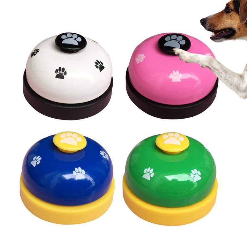 Joofanda Pets Training Bell 2 Pack Potty Training Bell Chromed Polished Stainless Steel with 2 Free Non-Slip Silicone Pad for Dog Bell, Service Bell, Desk Call - BeesActive Australia