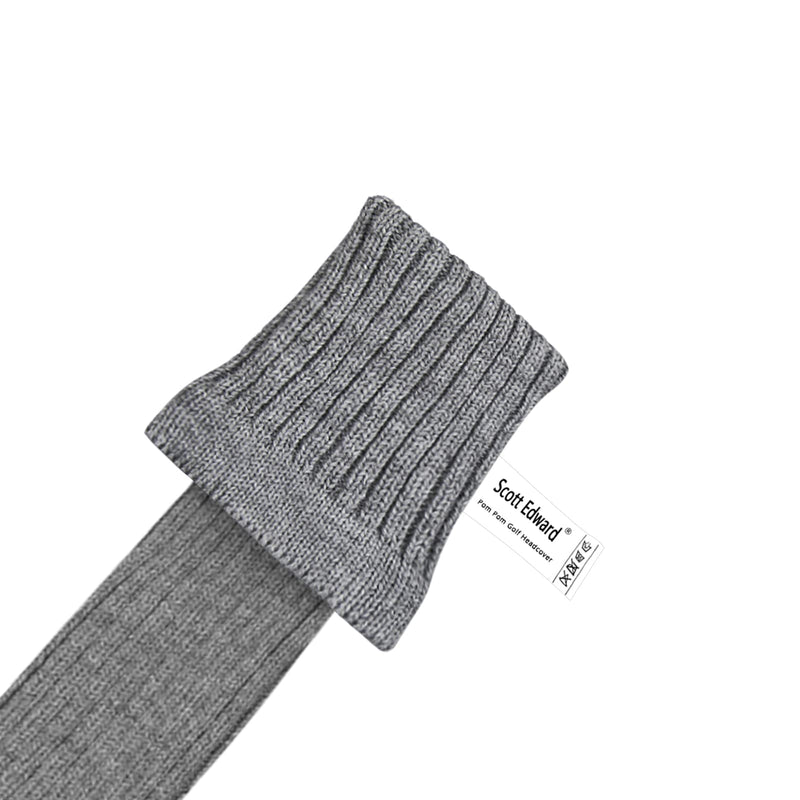 Scott Edward Grey Knit Golf Club Cover for Woods and Driver Head Covers Protect Driver Wood(460cc) Fairway Wood and Hybrid/UT Set with Big Number 1 FW(Number 3) - BeesActive Australia