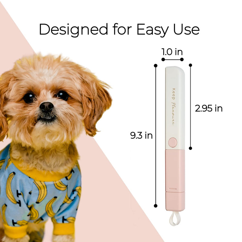 Zuki's Pet Hair/Lint Remover -Portable Compact Reusable Lightweight Easy Grip Pink/Yellow (Yellow) Yellow,pink - BeesActive Australia