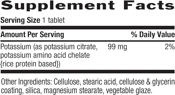 Country Life - Potassium 99 mg. 250 tablets - BeesActive Australia