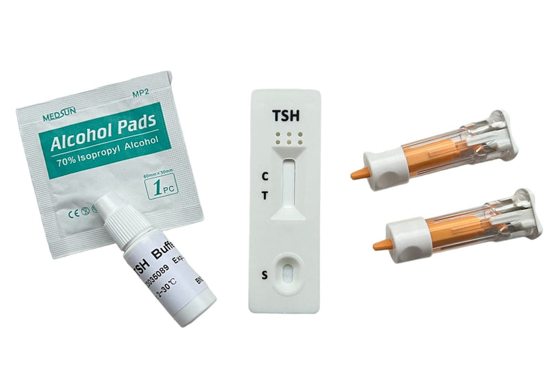 Underactive Thyroid Testing Kit, TSH Blood Tests for Hypothyroidism MediMad (1 Test) - BeesActive Australia