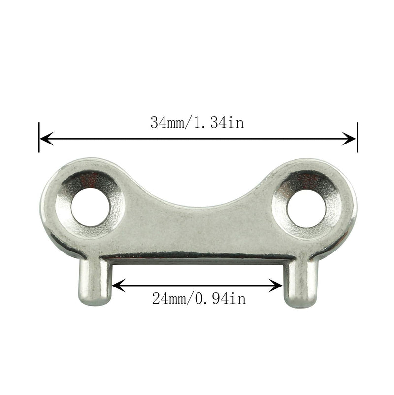 JCBIZ 2pcs Deck Fill Plate Key, 316 Stainless Steel Marine Boat Yacht Gas Water Fuel Tank Deck Fill Filler Spare Key Replacement Plate Tool - BeesActive Australia
